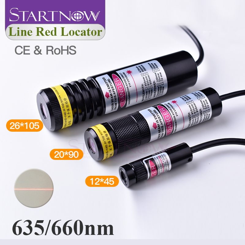 Industrial Infrared Laser - Roter Linienlaser 635nm Infrarot Einstellbares Lasermodul