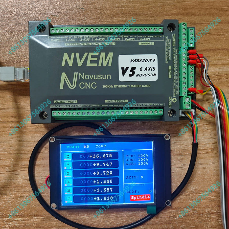 Breakout Board Mach3 - Nvem Cnc Motion Controller 300 kHz