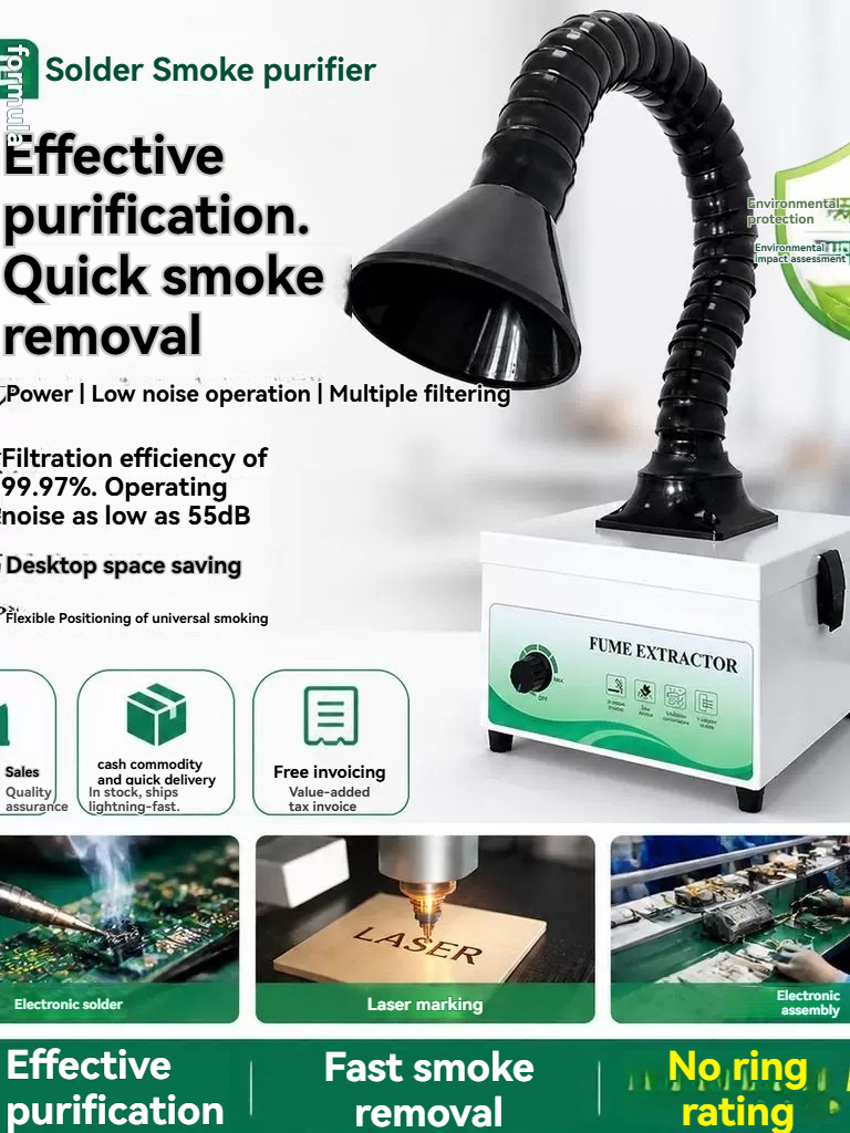 Industrial Laser Fume Extractor - Mini-Lötdampfabsorber – Industrieller Rauchabsauger für Lötkolben,
