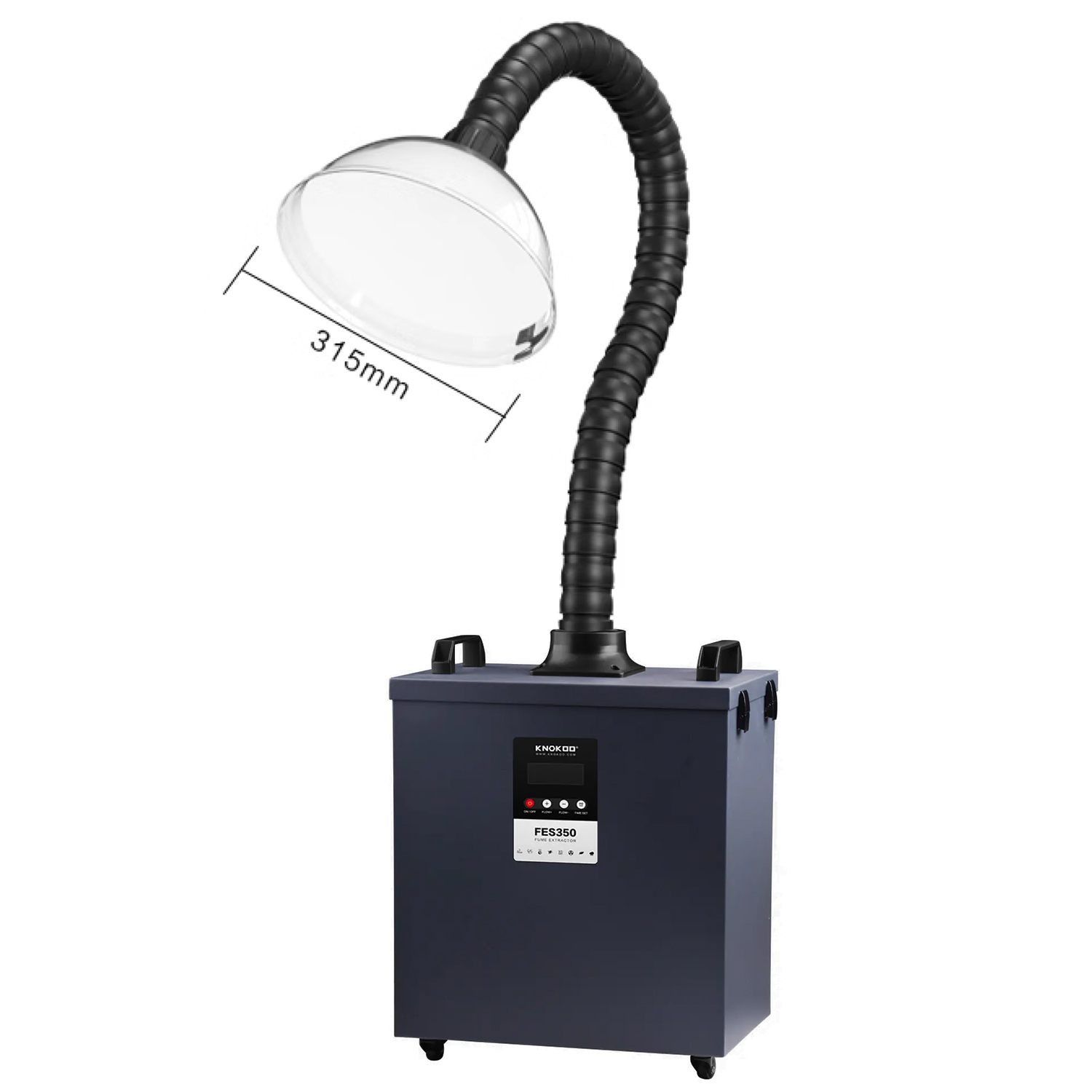Industrial Laser Printing - KNOKOO 350W Industrieller Rauchabsauger 95% Effizienz