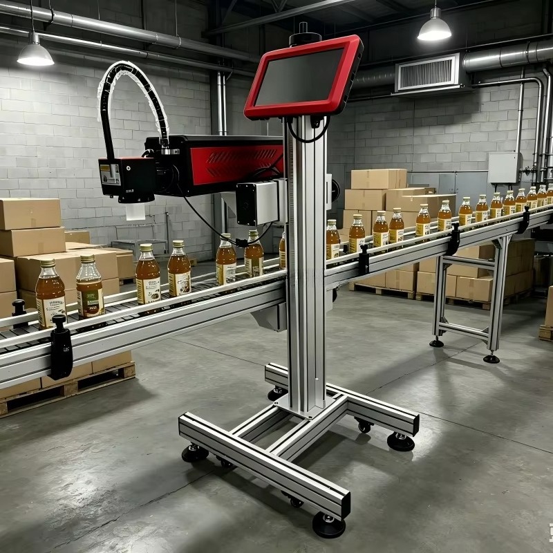 Industrial Laser Printing - Berührungsloser Permanenter Fluglaser-Markierer für Alle Industrien