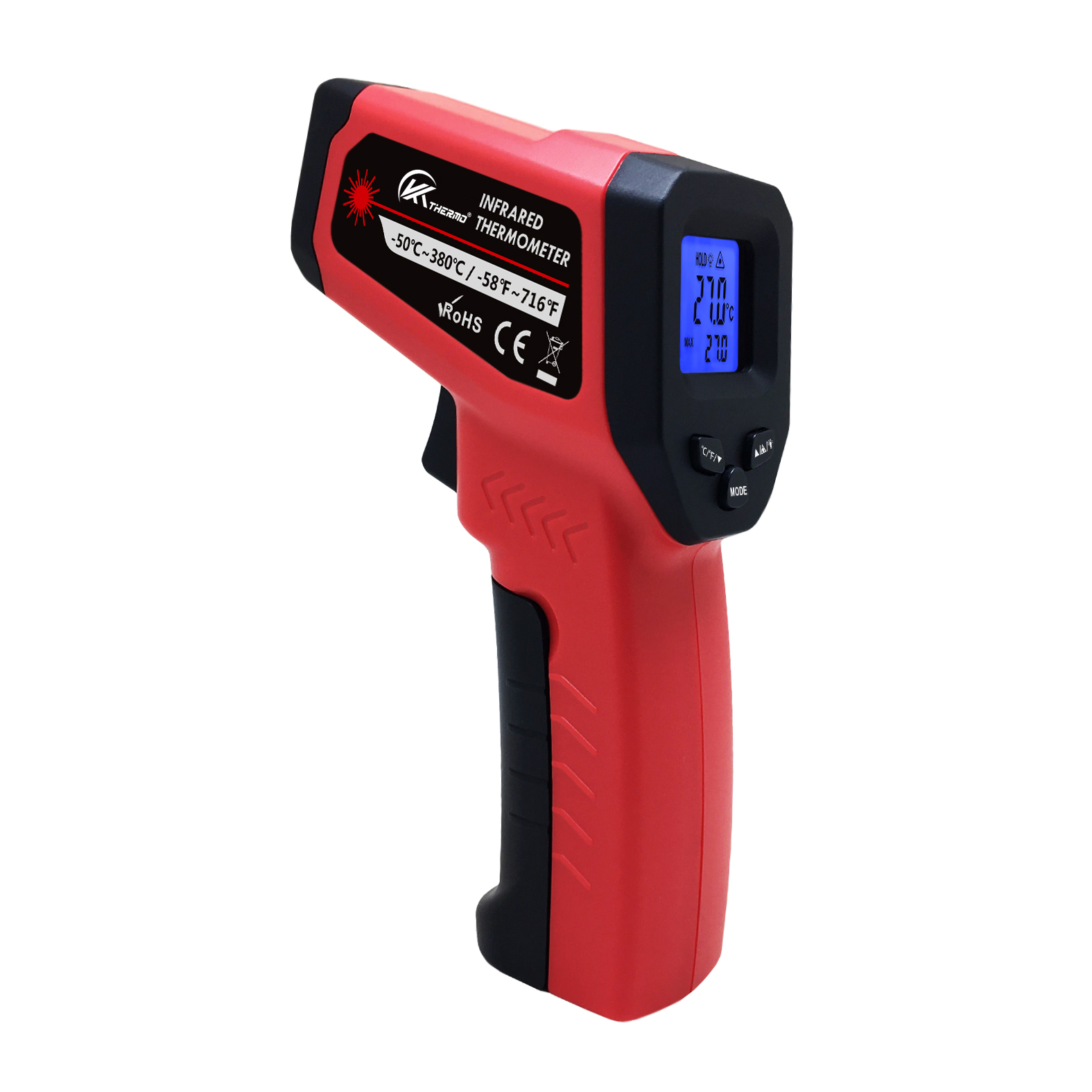 Industrial Infrared Laser - LCD industrielles elektronisches Thermometer berührungs los-50