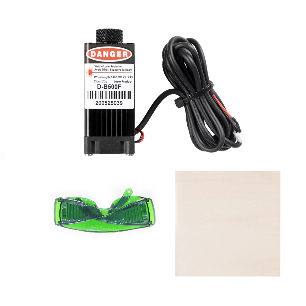 Industrial Laser Printer - 3D-Drucker Hochleistungs-12V-24V Lasergravurmodulkopf-Kits Magnetisches Design mit