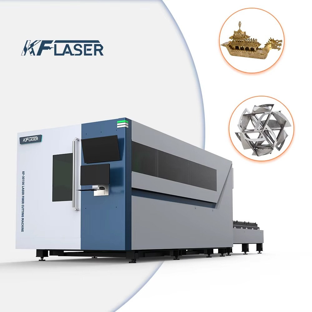Industrial Laser Machine Price - Wechseltisch-CNC-Faser-Metall-Laserschneidemaschine für Stahl mit geschlossener Abdeckung