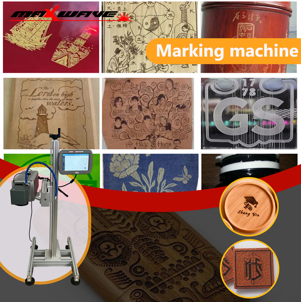 Industrial Laser Printing - Vielseitige fliegende CO2-Laserbeschriftungsmaschine mit anpassbaren Gravurbereichen,
