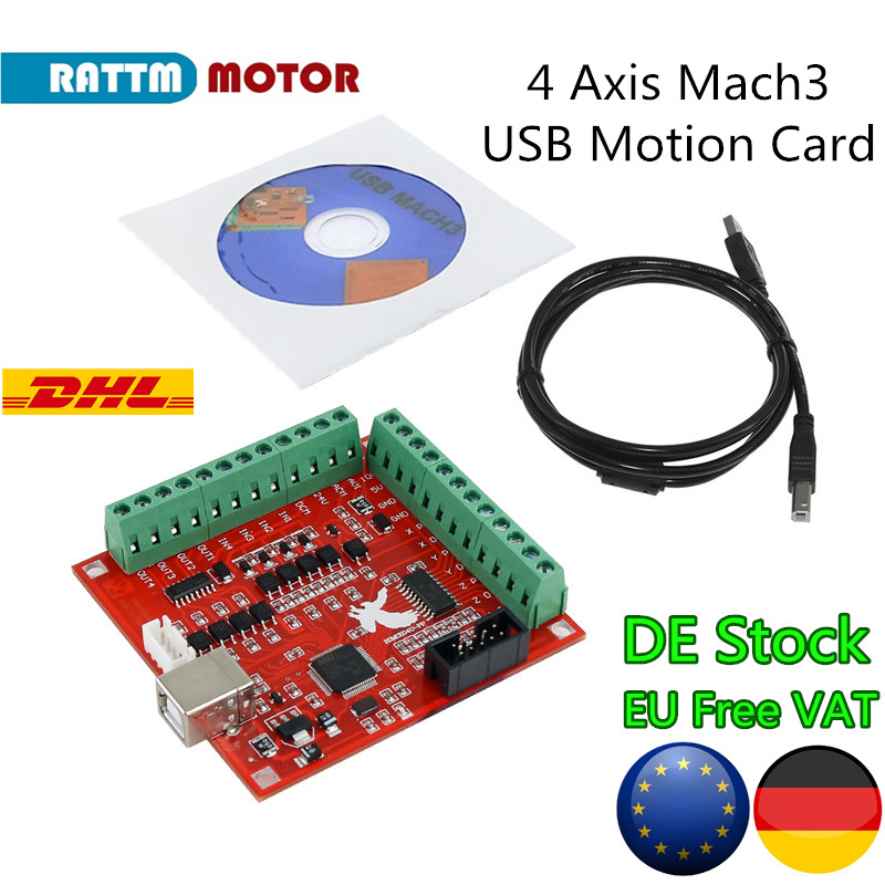 Breakout Board Mach3 - [EU Freies Schiff] 4-Achsen Mach3 USB
