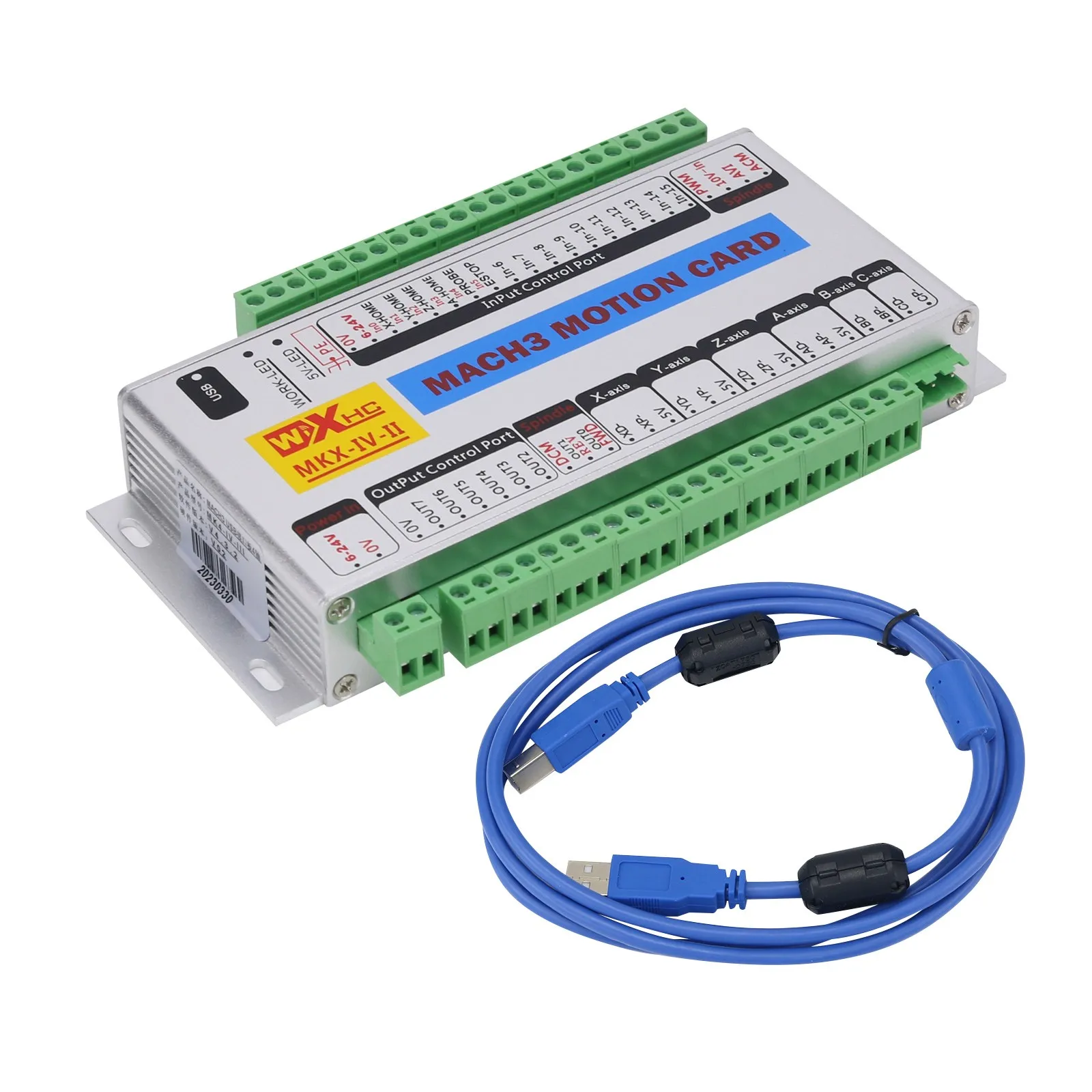 Breakout Board Mach3 - MK4-IV Mach3 Motion Card 4-Achsen USB