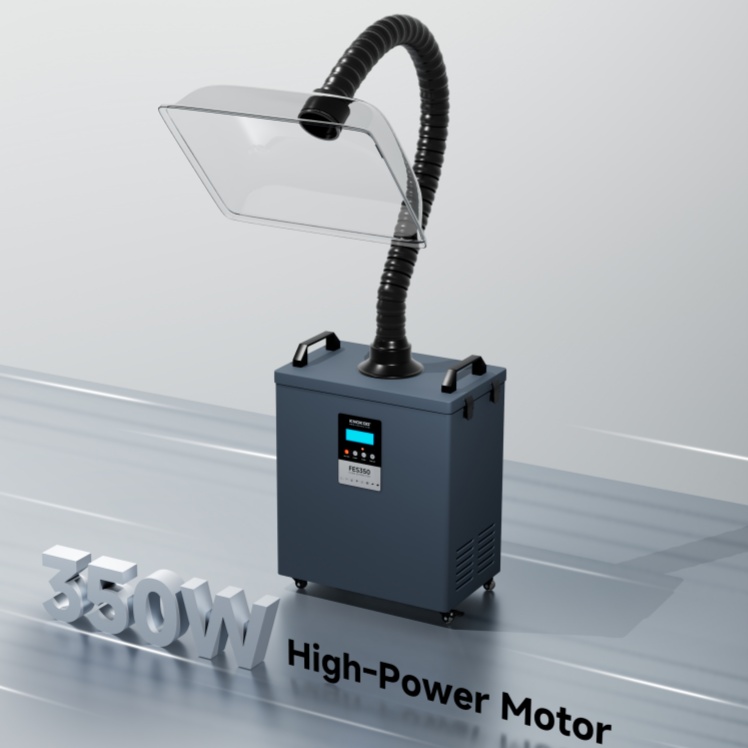 Industrial Laser Printing - CO2-Laser 3D-gedruckter Rauchfilter mit HEPA-Filter der