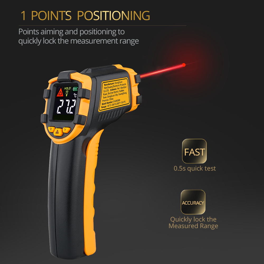 LCD Laser-Thermometer Digitale – Industrial Infrared Laser Bewertung und Preis
