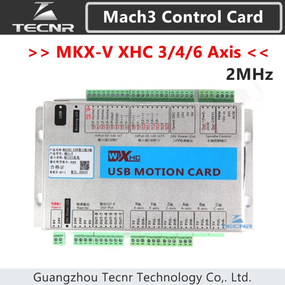 Xhc mach3 MKX-V 3 4 6 achsen u – Breakout Board Mach3 Bewertung und Preis