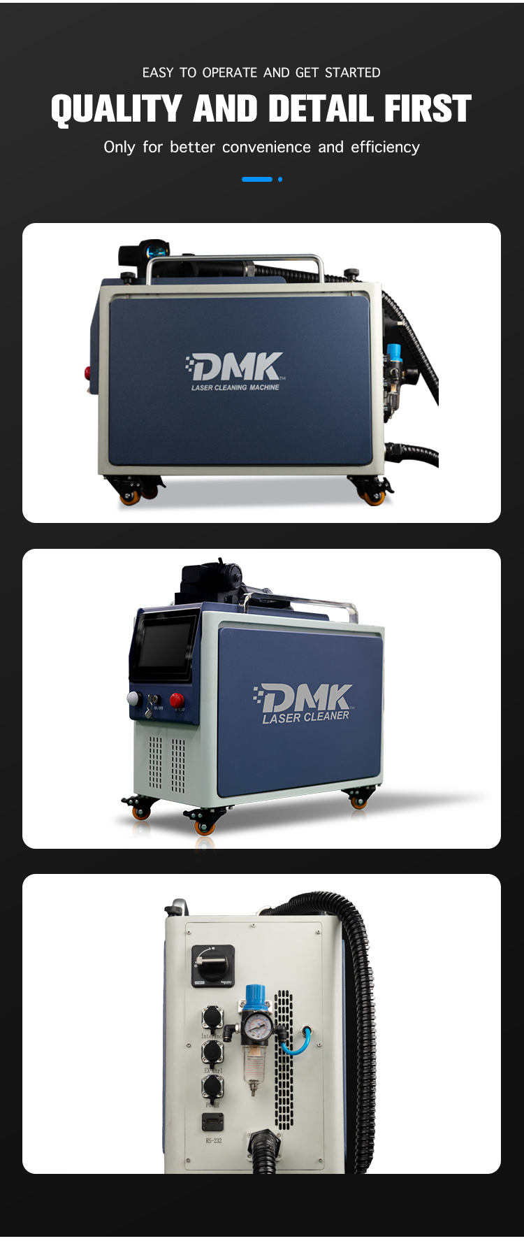 DMK 100 W 200 W 300 W Pulslase – Industrial Laser Paint Remover Bewertung und Preis