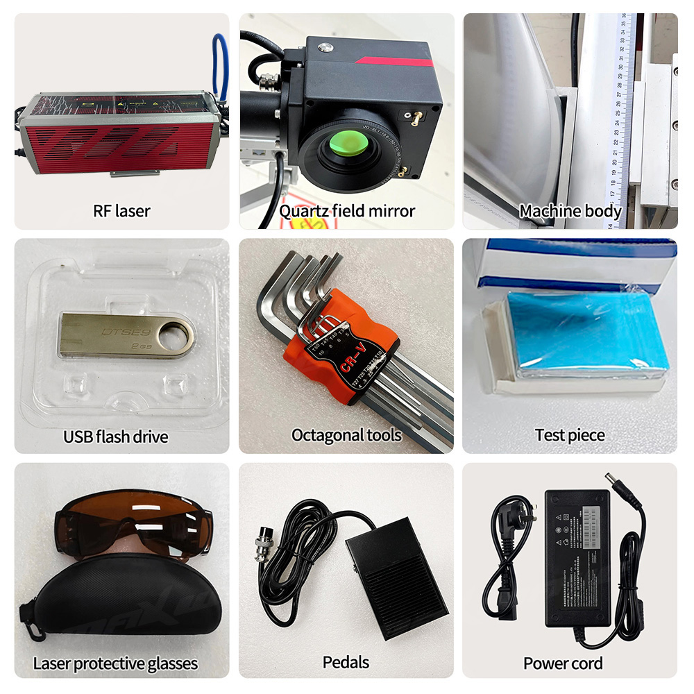 Vielseitige fliegende CO2-Lase – Industrial Laser Printing Bewertung und Preis