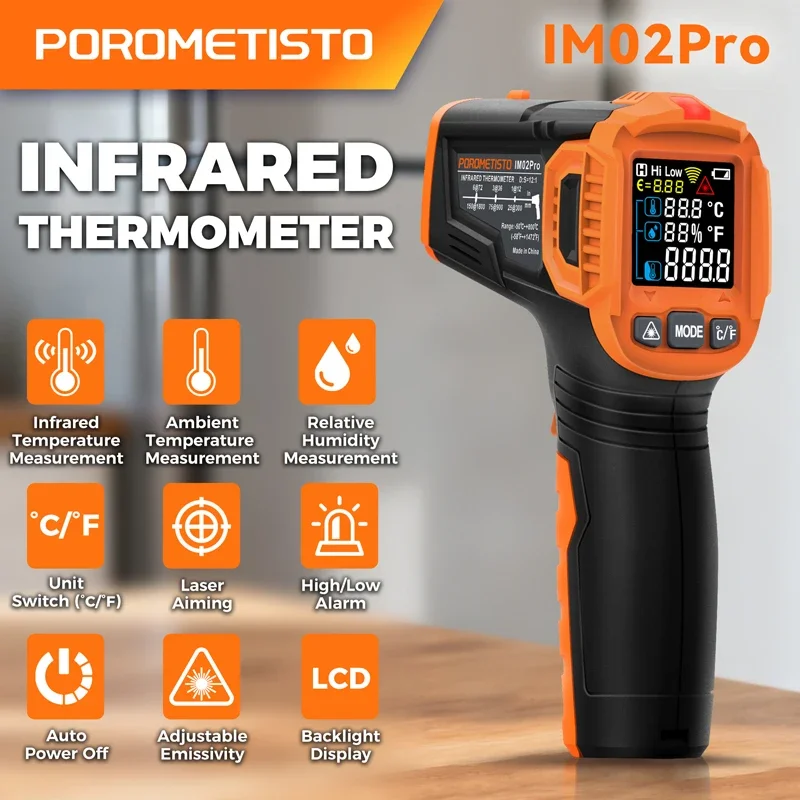 -50~380C Infrarot-Thermometer  – Industrial Infrared Laser Bewertung und Preis